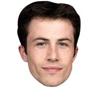 Dylan Minnette (Stubble) Celebrity Mask, Flat Card Face, Fancy Dress Mask