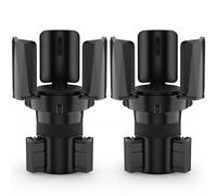 DYLEN 2Pack Cup Holder Expander with Expandable Arms, Fits 2.5-5.9" Bottles | Cup Holder Adapter Fits Owala/YETI/Hydro Flask/Stanley 12-64 oz; Most Large Bottles; Compatible with Round Cup Holders