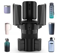 DYLEN Car Cup Holder Expander, Cup Holder Expander Adapter for Car with Expandable Arms, Fits Yeti, HydroFlask, Stanley 14-64oz, Other Large Drinks and Mugs in 2.5”-5.9”