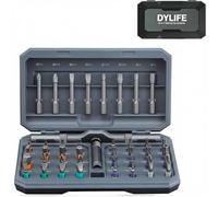 DYLIFE 42 in 1 Magnetic Screwdriver Set, DIY Ratchet Screwdriver Set, Removable Self-assembly Precision Screwdriver Kit, Magnetic DIY Precision Tool Kit for PC Laptop Mobile Cell Phone Digital Watch