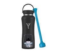 DYLN Stainless Steel Hydrogen Water Bottle 32 oz Black | Create Hydrating Alkaline Hydrogen-Rich Water, Up to 9 pH, Vacuum Insulated, Water Bottle, Keeps Water Cold for 24 Hours