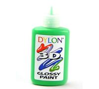 Dylon 3D Fabric Paint Colour Fun Effects Glossy Green - 25ml Bottle