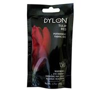 Dylon Permanent Fabric Dye, Cotton, Tulip Red, 50 g (Pack of 1)