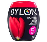 Dylon Washing Machine Fabric Dye Pod All in1 350g Tulip Red