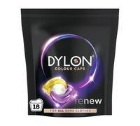 Dylon Black & Dark Caps (18 Wash Loads), Dylon Black Caps for all Dark Clothes, Dark Colour Washing Pods to Protect Dark Colours, renewing in every