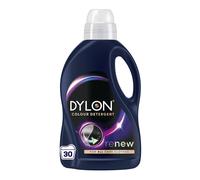 Dylon Black & Dark Detergent (30 Wash Loads), Liquid Laundry Detergent for all Black & Dark Clothes, renewing in every wash with optimal results in 10