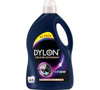 Dylon Black & Dark Detergent (60 Wash Loads), Liquid Laundry Detergent for all Black & Dark Clothes, renewing in every wash with optimal results in 10 washes