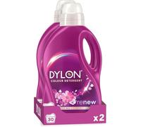 Dylon Blossom Detergent | 30 Wash Loads | Liquid Laundry Detergent for all Coloured Clothes | Pack of 2