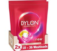 Dylon Colour Caps | 18 Wash Loads | Detergent Pods to Protect Colours | Pack of 2