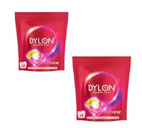 Dylon Colour Caps 18 Wash Loads Pack of 2 - Colour Renewing Laundry Pods for Bright Vibrant Clothes with Fibre Smoothing & Freshness Care
