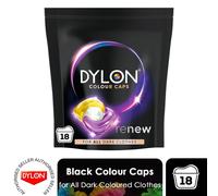 Dylon Detergent Capsules Dark 18Wl, Black