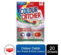 Dylon Colour Catcher 2in1 Protect & Revive Laundry Washes, 20 Sheets
