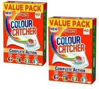 Dylon Colour Catcher Complete Action Laundry Sheets - 2 x 40 sheets