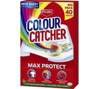 Dylon Colour Catcher Complete Action+ Laundry Sheets, 40 Sheets - Traps Loose Dye, Prevents Colour Runs and Keeps Brightness