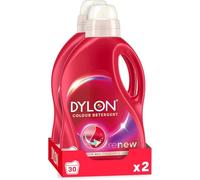 Dylon Colour Detergent | 30 Wash Loads | Liquid Laundry Detergent for all Coloured Clothes | Pack of 2