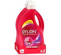 Dylon Colour Detergent | 60 Wash Loads | Liquid Laundry Detergent for all Coloured Clothes | Pack of 2