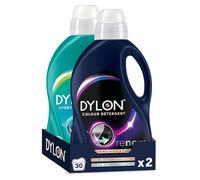 Dylon Dark Detergent + Sport Pack of 2 (30 Wash Loads) total 60 Wash Load | Liquid Laundry Detergent for Active Wear Clothes & for all Black & Dark Clothes, renewing in every wash with optimal results