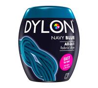 DYLON Fabric Dye Marine Navy Blue Powder & Fixative For 600g Fabric
