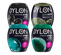 Dylon Fabric Dye Pod Multipack - Intense Black & Green Shades