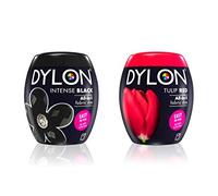 Dylon Halloween 350g Machine Fabric Dye Pods Bundle - Black and Red