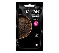 DYLON Hand Dye, Fabric Dye Sachet for Clothes, Soft Furnishings and Projects, 50 g - Espresso Brown - Pack of 1