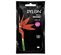 DYLON Hand Dye, Fabric Dye Sachet for Clothes, Soft Furnishings and Projects, 50 g - Fresh Orange
