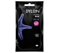 DYLON Hand Dye, Fabric Dye Sachet for Clothes, Soft Furnishings and Projects, 50 g - Ocean Blue