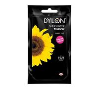 DYLON Hand Dye, Fabric Dye Sachet for Clothes, Soft Furnishings and Projects, 50 g - Sunflower Yellow