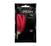DYLON Hand Dye, Fabric Dye Sachet for Clothes, Soft Furnishings and Projects, 50 g - Tulip Red