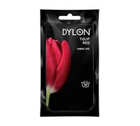 DYLON Hand Dye, Fabric Dye Sachet for Clothes, Soft Furnishings and Projects, 50 g - Tulip Red