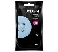 DYLON Hand Dye, Fabric Dye Sachet for Clothes, Soft Furnishings and Projects, 50 g - Vintage Blue