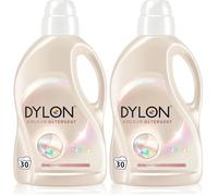 Dylon Light and White Detergent (30 WL), Liquid Laundry Detergent for all light-coloured and white clothes, Washing Detergent to Protect all light colours and Renew Fibres (Pack of 2)