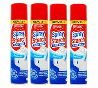 Dylon Spray Starch with Easy Iron 2 in 1 (pack of 4 x300ml)