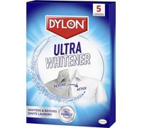 Dylon Ultra Whitener, Whitens and Revives White Laundry, Pack of 5 Sachets