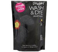 Dylon Wash and Dye Velvet Black 350 g (Pack of 4)