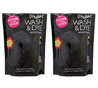 Dylon Wash & Dye Black Fabric Dye Large 350 g 3-confezione