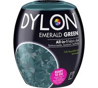 DYLON Washing Machine Fabric Dye Pod for Clothes & Soft Furnishings, 350g ? Emerald Green