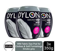 DYLON Washing Machine Fabric Dye Pod for Clothes & Soft Furnishings, 3pk of 350g