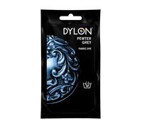 DYLON Hand Dye, Fabric Dye Sachet for Clothes, Soft Furnishings and Projects, 50 g - Smoke Grey