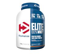 Dymatize Elite 100% Whey Chocolate Fudge 2170g - High Protein Low Sugar Powder + Whey Protein and BCAAs
