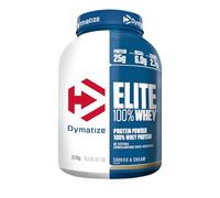 Dymatize Elite 100% Whey Cookies & Cream 2170g - High Protein Low Sugar Powder + Whey Protein and BCAAs