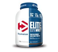 Dymatize Elite 100% Whey Rich Chocolate 2170g - High Protein Low Sugar Pulver + Whey Protein und BCAAs