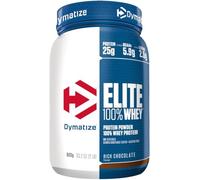 Dymatize Elite 100% Whey Rich Chocolate 942g - High Protein Low Sugar Powder + Whey Protein and BCAAs