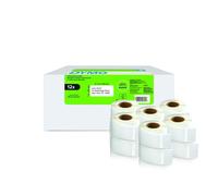 Dymo 11352 12 Rolls Returns Labels Tape Black On White 25mm x 54mm - 500 Labels Per Roll (6000 Labels)