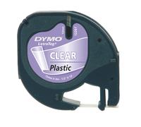 Dymo 12267/S0721530 DirectLabel-etikettes Polyester Transparent 12mm x