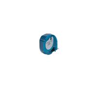 Dymo LT S0721650 / 91205 Authentic Label Tape Self Adhesive Black Print on Blue 12 mm x 4 m
