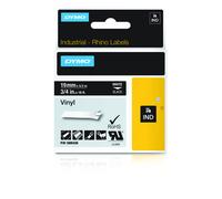 Dymo 1805436 Ribbon Vinyl white on black 19mmx5.5m for Dymo Rhino 6-19