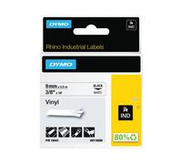 DYMO 9mm RHINO Coloured Vinyl label-making tape D1