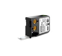 Dymo 1868704 XTL Labels 21mm x 21mm Laminated Cable Wrap Black on White
