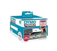 Dymo 1933087 LW Durable Large Shelving label 59mm x 190mm Black on White